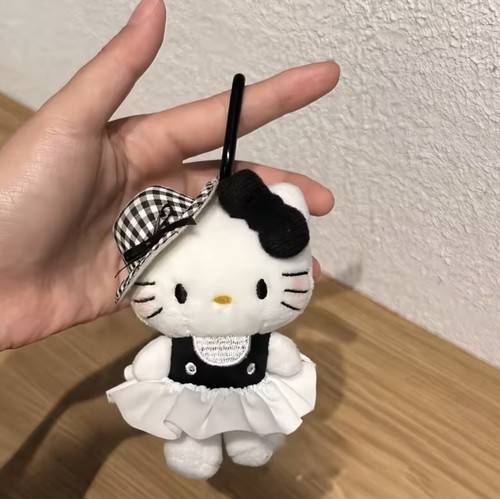 New hello kitty plush keyring - hello,