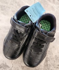 M&S KIDS Leather Football Trainers ~  Genuine Leather ~ WIDE FIT ~ Size 8 Infant