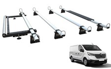 Renault Traffic Van (2014-onward version) TITAN Roof Rack 4 Bars with Roller Kit
