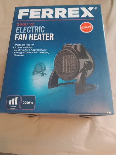 Ferrex 240v 2000w portable - 2000w,