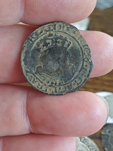 Henry vlll groat struck under - groat,