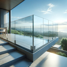 Balustrade Glass for Posts