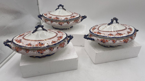 Antique serving tureens - antique,