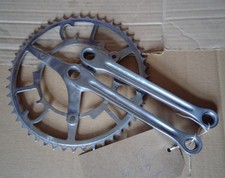 VINTAGE CHATER LEA COTTERED CHAINSET, 48 TOOTH 1/8" RING, 6 1/2" CRANKS