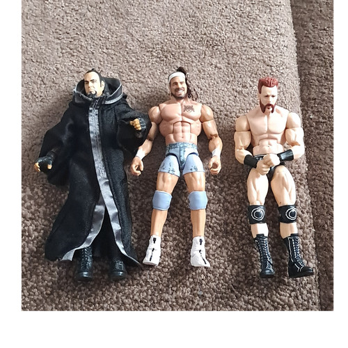 Set wrestling figures - 3,