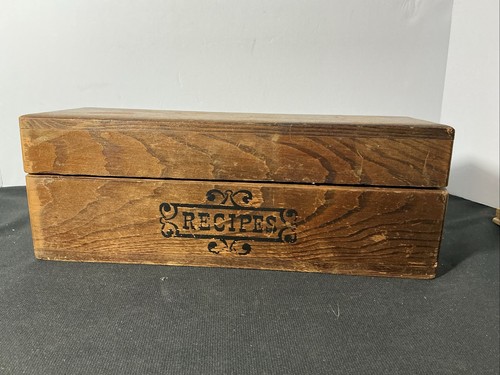 Vintage wood double - double, box