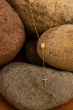 18ct Gold Rosary Beads on