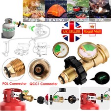 High Low Gas Pressure Gauge Level Indicator POL Propane LPG Bottle Cylinder QCC1