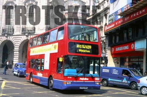 35mm slide metroline dennis - metroline,