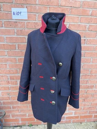 Zara navy blue wool - wool, mix