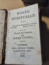 Two antique miniature books