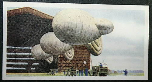 Raf barrage balloon - raf, hanger