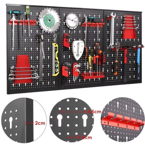 117x55cm metal pegboard - 117x55cm,