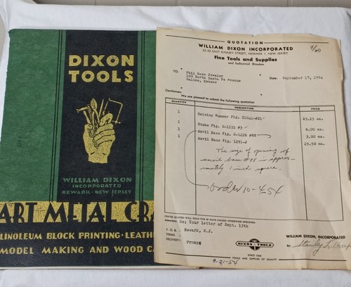 1954 william dixon tools - dixon,