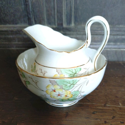 Tuscan china floral milk jug - china,