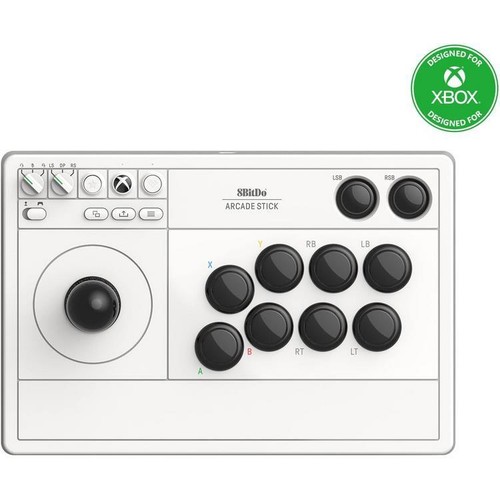 8bitdo arcade stick - 8bitdo, (white)