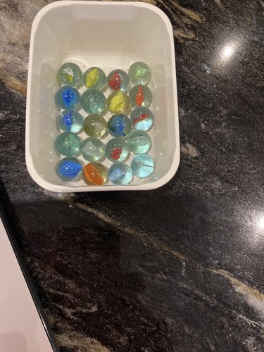 Old and vintage marbles - and,