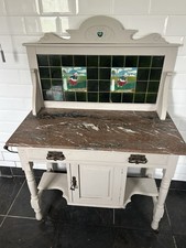 Antique Washstand With Marble Top