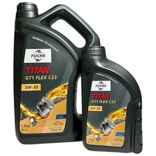 Fuchs Titan GT1 Flex C23 5W30 Engine Oil 6 Litres ACEA C2 C3 BMW LL-04 MB 229.52