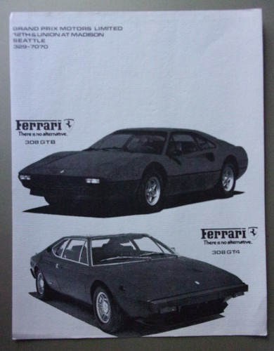 Ferrari 308 gt4 gtb orig - ferrari,