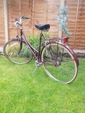Vintage Retro Ladies Bike - Raleigh Cameo In Maroon