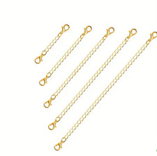 Gold Stainless Steel Chain extender for Necklace, Bracelet, Anklets and others