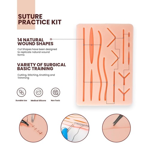 Suture practice pad layer - practice,