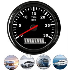 85mm Tachometer 0-3000RPM Rev