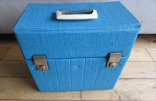 Vintage record carry storage - carry,