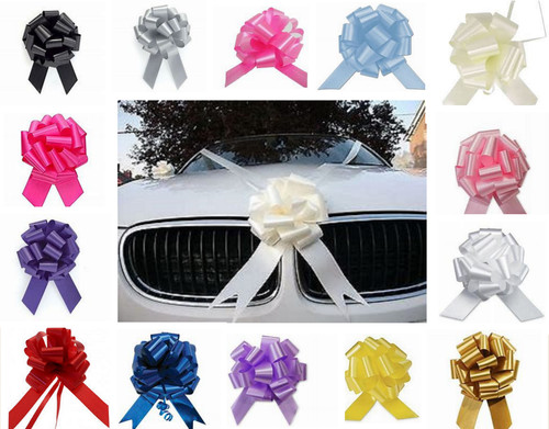 Wedding car ribbon and bows - wedding,