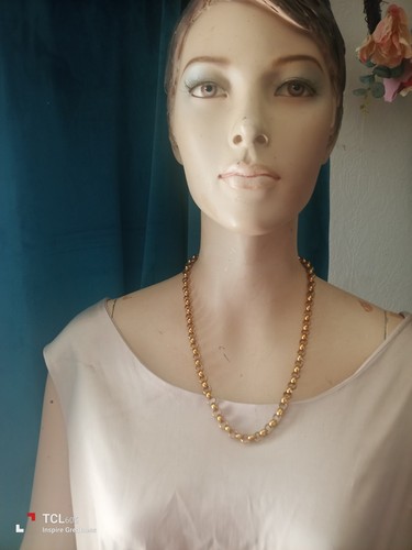 Vermeil gold on silver - 20",