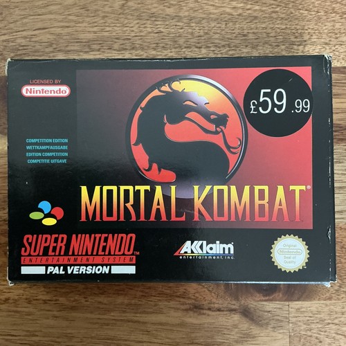 Mortal kombat super nintendo - kombat, 1