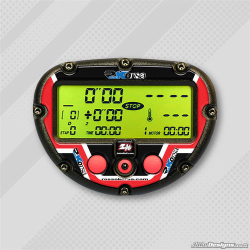 Rosso korsa style gel sticker - style,