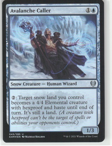 Avalanche caller foil - avalanche,