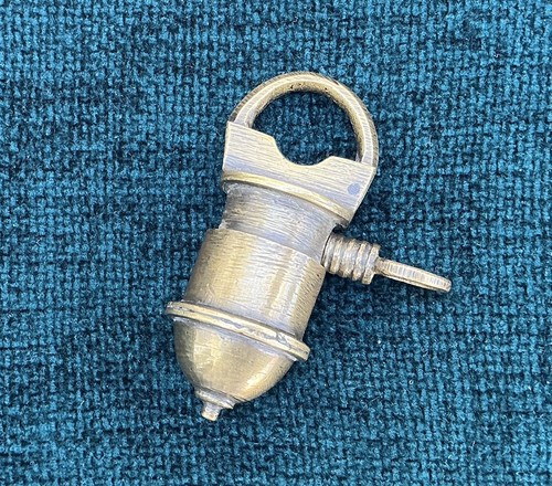 Antique brass barrel shape - brass,