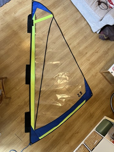 Windsurfing sail sqm blue - windsurfing,