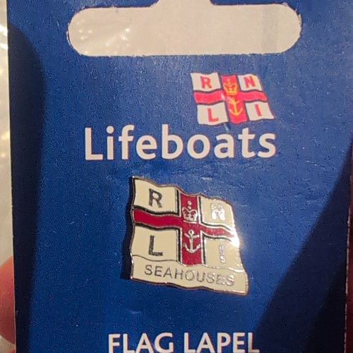 Rnli lifeboat badge seahouses - lifeboat,