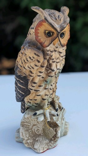 Large vintage long - vintage, owl