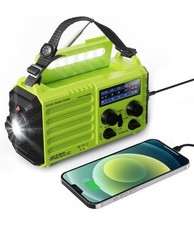 Solar Hand Crank Radio, 5-Way