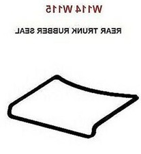 Rear trunk rubber gasket 200 220 230 220D 200D 280 Mercedes Benz W114