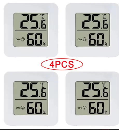 4pcs digital lcd thermometer - 4pcs,