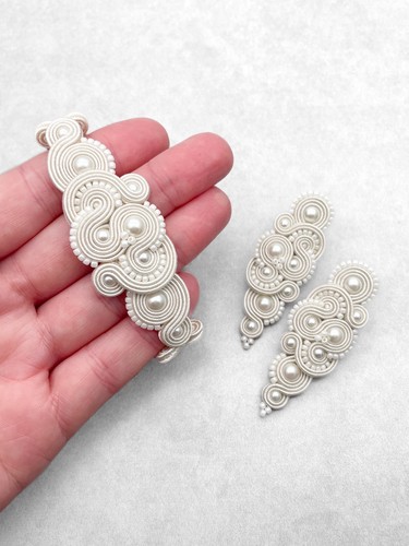 Handmade ivory bridal - handmade,