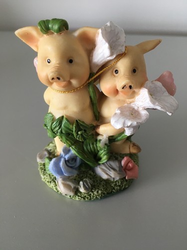 Fairy pigs figurine regency - figurine, (regency