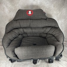 PupSaver Dog Car Seat Travel Booster Small / Medium - Up to 30 lbs Black Soft