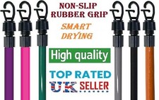 2.6M Heavy Duty Extendable Washing Line Prop Pole Garden Clothes Line Support UK