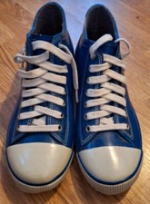 Romika Blue and While Lace Up