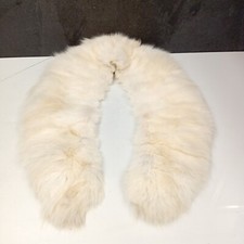 Vintage 1960s White Real Sable