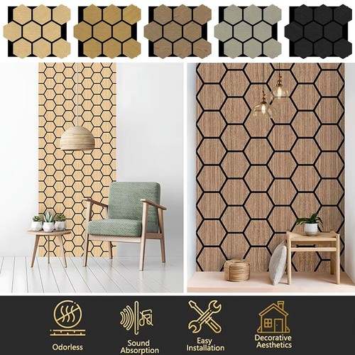 Premium hexagon wooden slat - wooden,