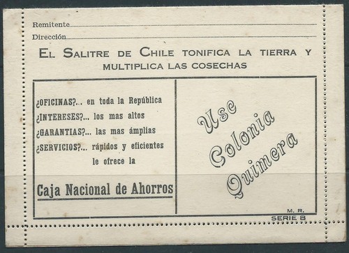 Chile saltpeter memorandum - saltpeter,