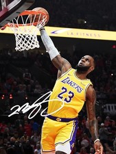 LeBron James Signed Autograph 6x4 PHOTO Pre Print